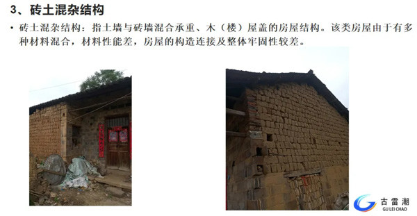 房屋结构形式 砖土混杂结构